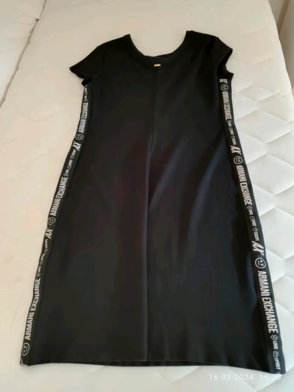 Armani Exchange Black kleid Midi Dress